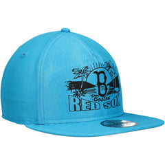 Boston Red Sox Neon Golfer Snapback Hat Blue