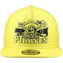 Pittsburgh Pirates Neon Golfer Snapback Hat Yellow