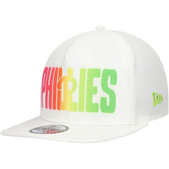 Philadelphia Phillies Spring Spectrum Golfer Snapback Hat White