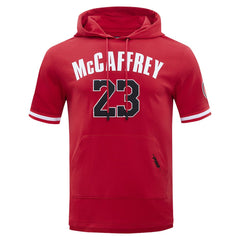 Christian McCaffrey San Francisco 49ers Pro Standard Player Name & Number Hoodie T-Shirt - Scarlet discount