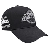 Los Angeles Lakers Pro Standard Paint the City Pinch Front Snapback Hat - Black outlet