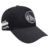 Golden State Warriors Pro Standard Paint the City Pinch Front Snapback Hat sale - Black on sale