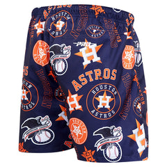 Houston Astros Pro Standard Toss Logo Woven Shorts Navy