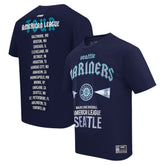 Seattle Mariners Pro Standard Oversized City Tour T-Shirt Navy