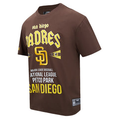 San Diego Padres Pro Standard Oversized City Tour T-Shirt Brown