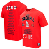 St. Louis Cardinals Pro Standard Oversized City Tour T-Shirt Red