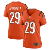 Cam Taylor-Britt Cincinnati Bengals Women's Alternate Game Jersey - Orange on sale