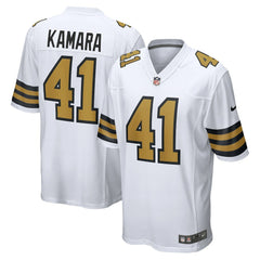 Alvin Kamara New Orleans Saints Alternate Game Jersey - White outlet