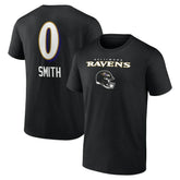 Roquan Smith Baltimore Ravens Team Wordmark Player Name & Number T-Shirt - Black discount