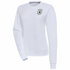 Germany National Team Women's Takeover Crewneck Pullover Sweatshirt for sale - White