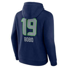 Jake Bobo Seattle Seahawks Team Wordmark Player Name & Number Pullover Hoodie - College Navy outlet