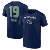 Jake Bobo Seattle Seahawks Team Wordmark Player Name & Number T-Shirt - College Navy cheap