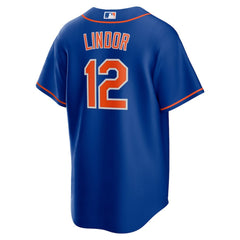 Francisco Lindor New York Mets Big & Tall Alternate Replica Player Jersey Royal