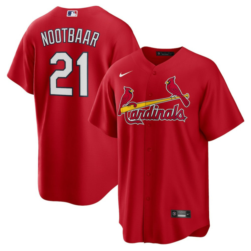Lars Nootbaar St. Louis Cardinals Big & Tall Alternate Replica Player Jersey Red