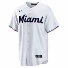 Miami Marlins Home Big & Tall Replica Jersey White