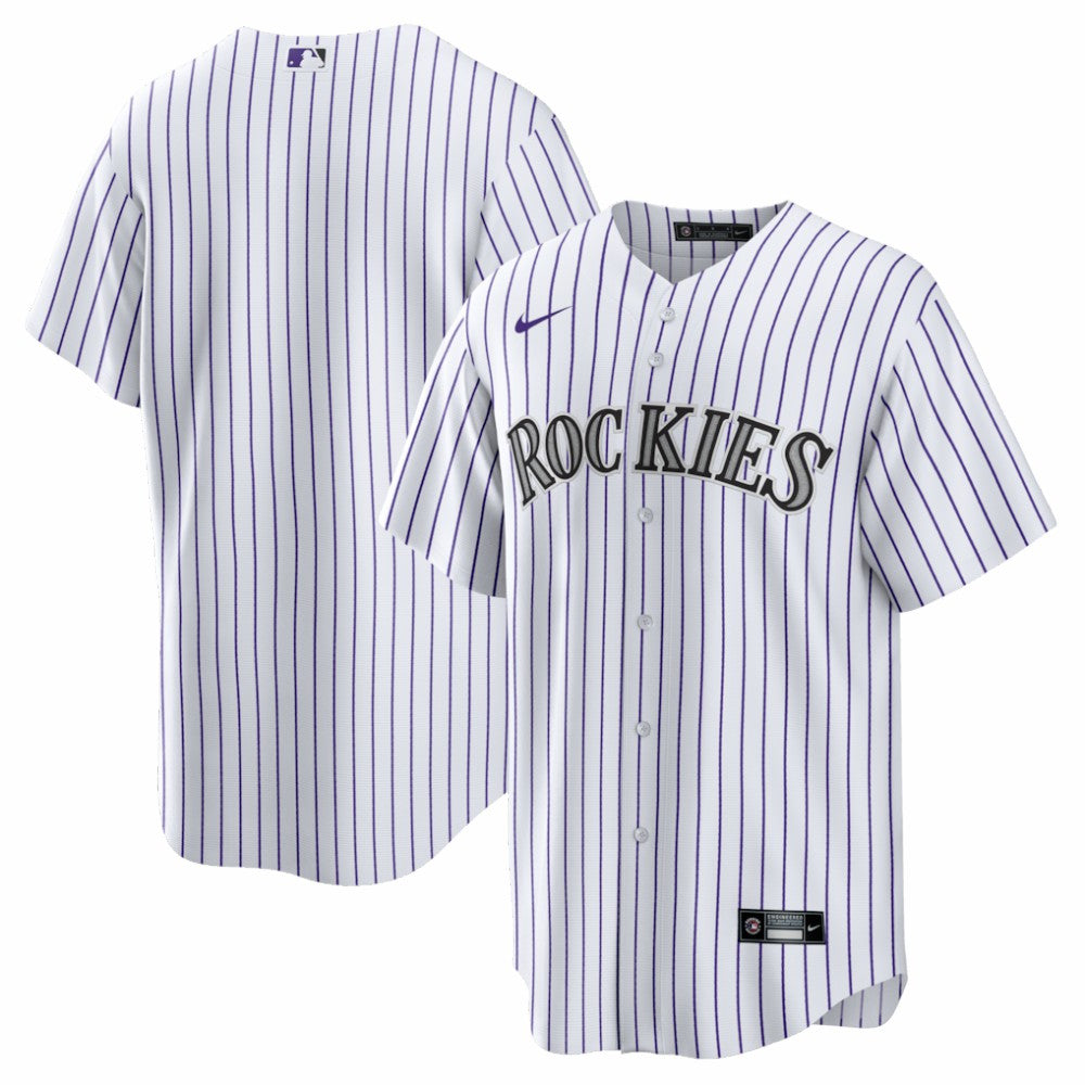 Colorado Rockies Home Big & Tall Replica Jersey White