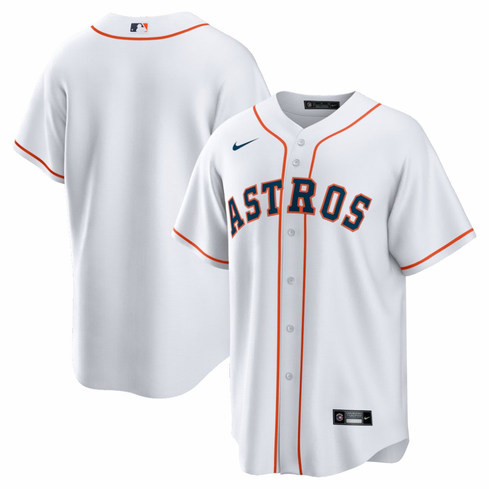 Houston Astros Home Big & Tall Replica Jersey White