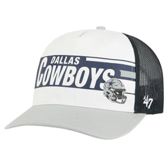 Dallas Cowboys '47 Stack Line Hitch Trucker Adjustable Hat - White/Gray outlet