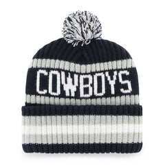 Dallas Cowboys '47 Bering Cuffed Knit Hat with Pom - Navy sale