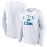 Detroit Lions Victory Arch Long Sleeve T-Shirt - White for sale
