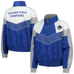 Golden State Warriors The Wild Collective Women's Courtside Half-Zip Track Jacket sale - Royal cheap
