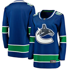 Vancouver Canucks Fanatics Women's Premier Breakaway Jersey - Blue Jerseys