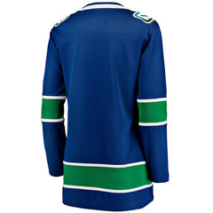 Vancouver Canucks Fanatics Women's Premier Breakaway Jersey - Blue Jerseys