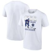 John Tavares Toronto Maple Leafs 1,000 Career Points T-Shirt - White T-shirts