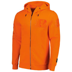 Cincinnati Bengals Pro Standard Triple Tonal Full-Zip Hoodie - Orange for sale