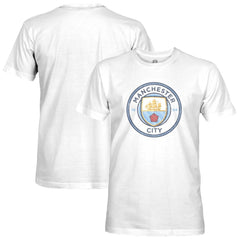 Manchester City 1863FC Color Crest Slub T-Shirt Discount - White