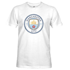 Manchester City 1863FC Color Crest Slub T-Shirt - White for sale