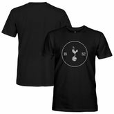Tottenham Hotspur 1863FC Mono Crest Slub T-Shirt Sale - Black