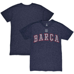 Barcelona 1863FC Wordmark Twisted Tri-Blend Slub T-Shirt - Heather Navy sale