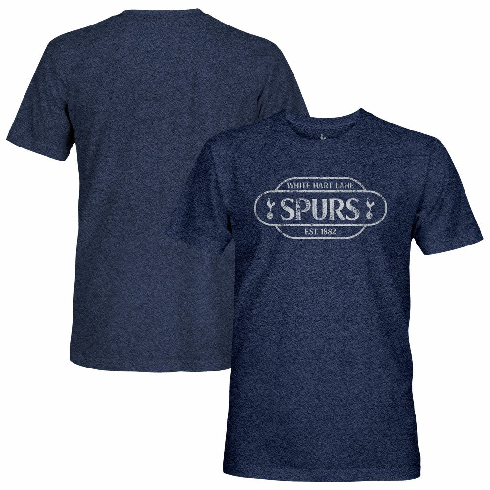 Tottenham Hotspur 1863FC Landmark Twisted Tri-Blend Slub T-Shirt Sale - Heather Navy