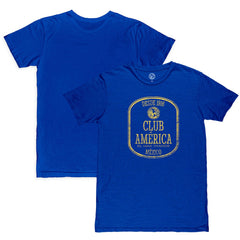 Club America 1863FC Retro Seal Slub T-Shirt - Royal on sale