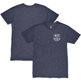 Barcelona 1863FC Front Back Date Twisted Tri-Blend T-Shirt on sale - Heather Navy