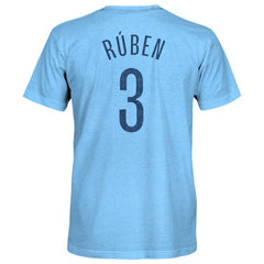 Rúben Dias Manchester City 1863FC Player Name & Number Twisted Tri-Blend Slub T-Shirt Discount - Sky Blue