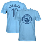 Jack Grealish Manchester City 1863FC Player Name & Number Twisted Tri-Blend Slub T-Shirt Discount - Sky Blue