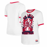 St. Louis Cardinals Women's Oversized Ringer T-Shirt White