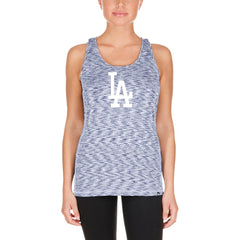 Los Angeles Dodgers Women's Space Dye Keyhole Back Tank Top Royal