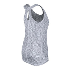Boston Red Sox Women's Space Dye Keyhole Back Tank Top Navy