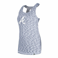 Atlanta Braves Women's Space Dye Keyhole Back Tank Top Navy