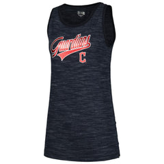 Cleveland Guardians Women's Space-Dye Active Tank Top Navy