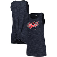 Boston Red Sox Women's Space-Dye Active Tank Top Navy