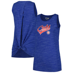 Chicago Cubs Women's Space-Dye Active Tank Top Royal
