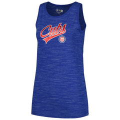 Chicago Cubs Women's Space-Dye Active Tank Top Royal