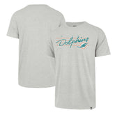 Miami Dolphins '47 Downburst Franklin T-Shirt - Gray outlet
