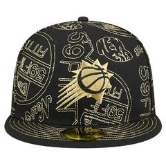 Phoenix Suns 59FIFTY Day Allover Print Stencil Fitted Hat - Black outlet