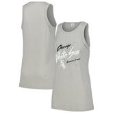 Chicago White Sox Soft as a Grape Women's Gauze High Neck Tank Top Gray
