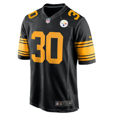 Jaylen Warren Pittsburgh Steelers Alternate Game Jersey - Black cheap